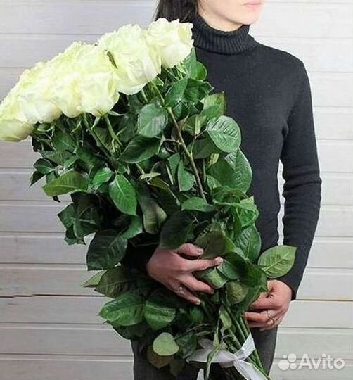 Длинные высокие розы 110 150 160 180 200 см