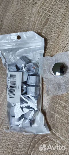 Декоративные колпачки на колесные болты 17 мм хром