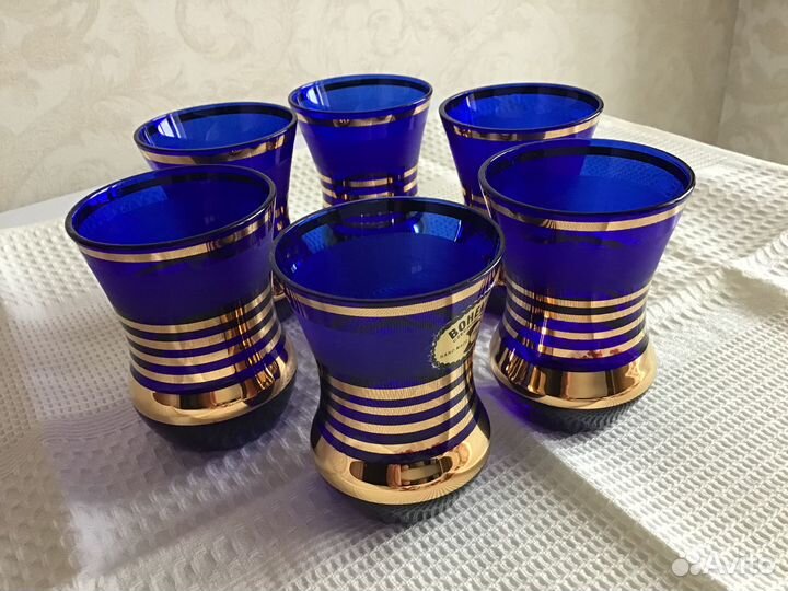 Набор для напитков Bohemia Чехословакия