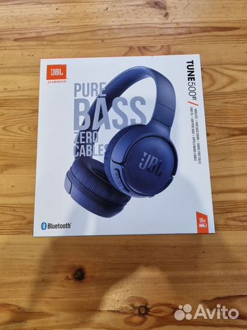 Bluetooth-гарнитура JBL Tune 500BT Синий