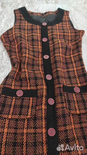 Платье из твида