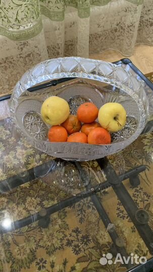 Конфетница хрусталь СССР