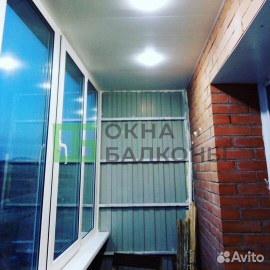 Остекление балконов в панельном доме