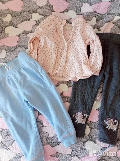 Пакет вещей на девочку 80-92 размер