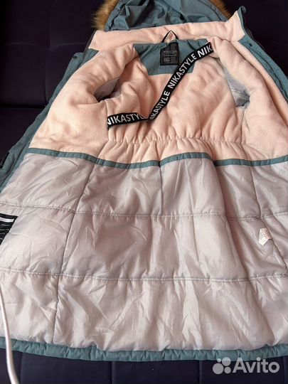 Пуховик зимний для девочки 158