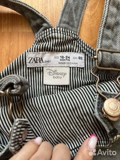 Джинсовый сарафан zara