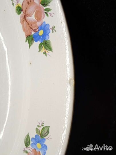 Блюдо большое овальное. Конаково времён СССР