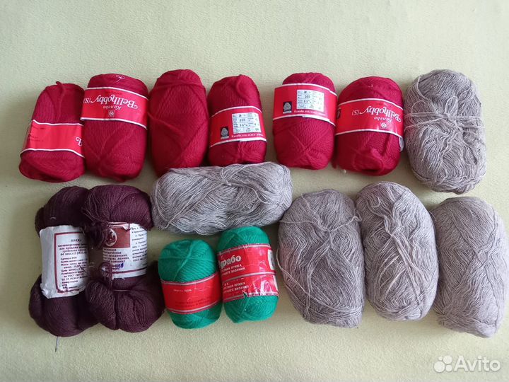 Пряжа для вязания шерсть СССР