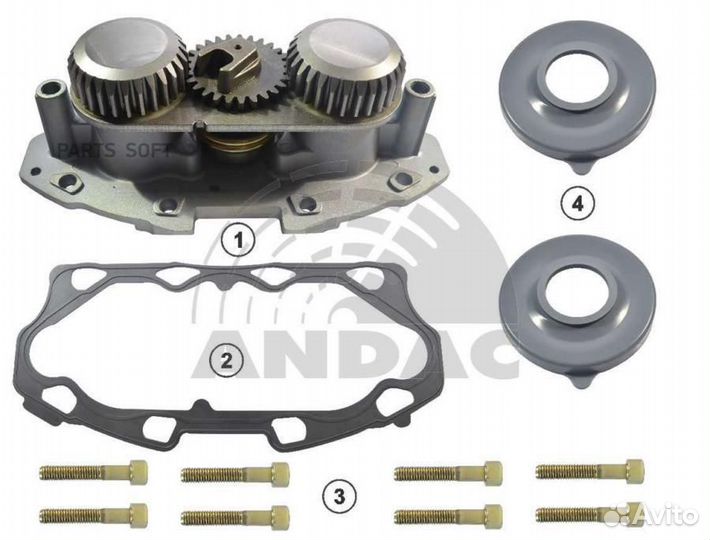 Andac 081020143 Механизм регулировки суппорта