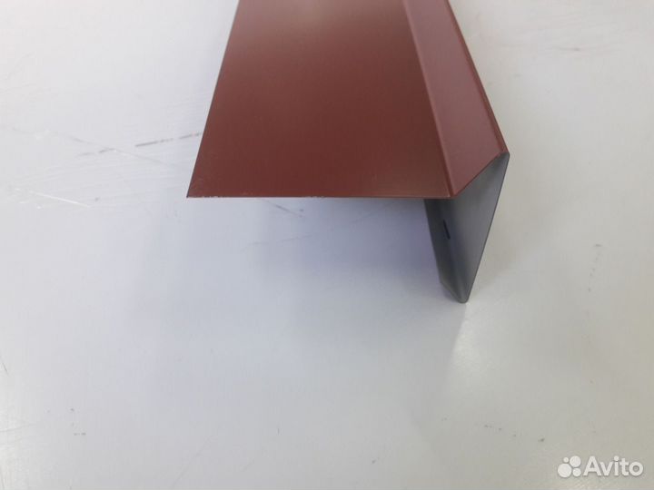 Планка торцевая для м/кровли 80*25*70*20 RAL 3009