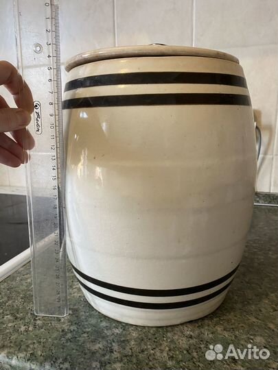 Советский керамический бочонок. Большой