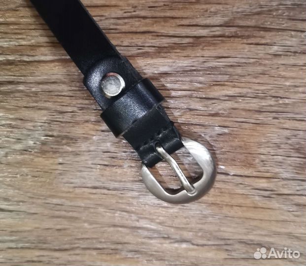 Ремешок кожаный ширина 1,5 см
