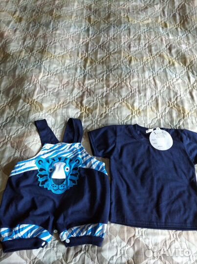 Костюм на лето на мальчика 2 года новый