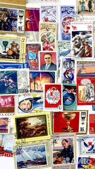 Почтовые марки СССР 66 шт