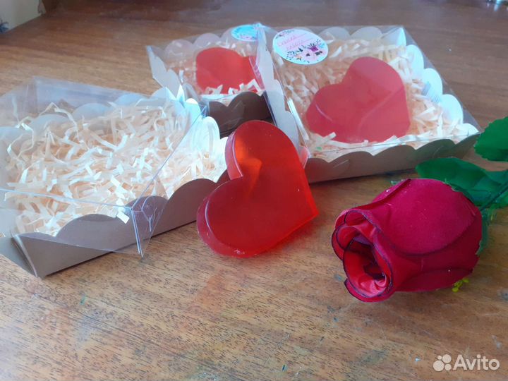 Мыло ручной работы сердце