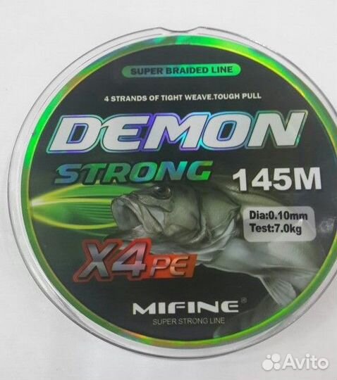 Леска плет. 50001-25 mifine Demon Strong X4PE 0,28