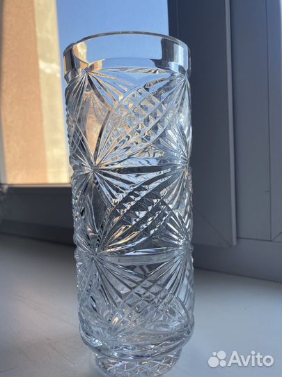 Конфетница, ваза, салатники хрустальные