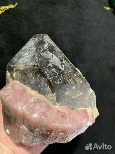 Морион Турмалин, камень, минерал. Малхан