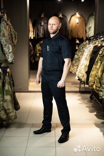 Костюм сетка Полиции с коротким рукавом без канта