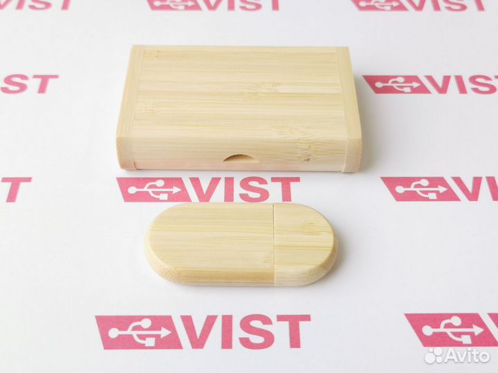 Деревянная флешка под гравировку от 10 штук iWD700