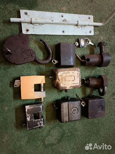 Замок навесной СССР и накладной