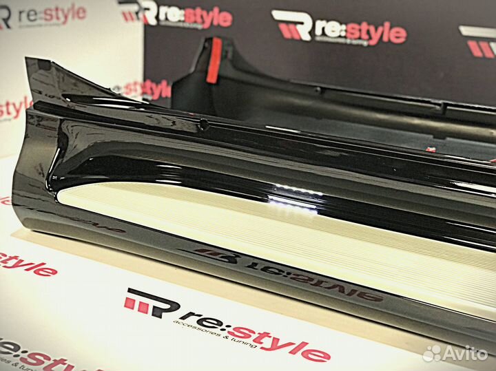 Подножки Prado 150 Cтиль Modellista