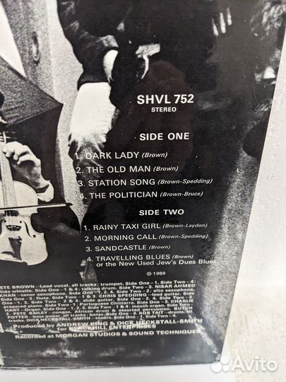 Pete Brown And His Battered Ornaments 1969 винил