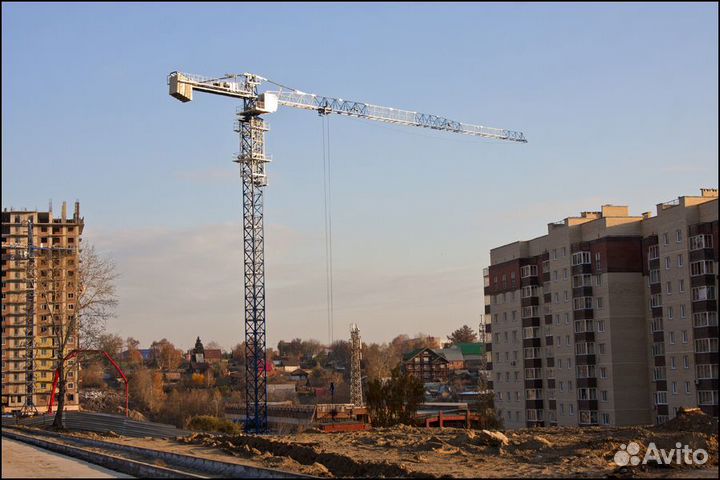 Аренда башенного крана QTZ-105 в г. Барнаул