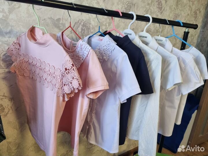 Школьные блузки для девочки р.128-134