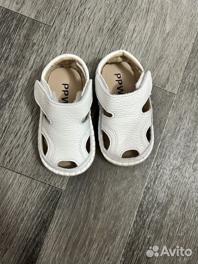 Новые детские кожаные сандалии 13 см