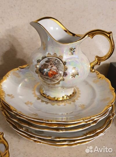 Чайный сервиз фарфор ГДР Мадонна