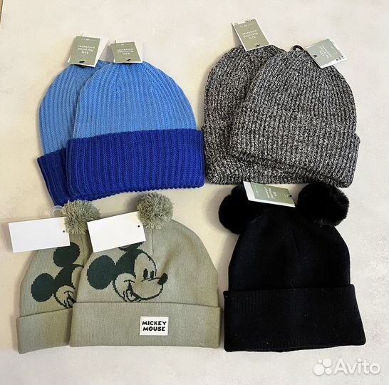 Шапки для мальчиков и девочек HM новые