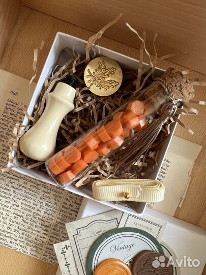 Набор для сургучной печати, упаковка, скрапбукинг