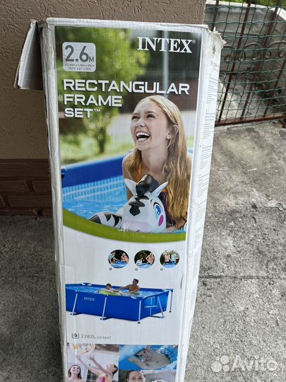 Каркасный бассейн бу