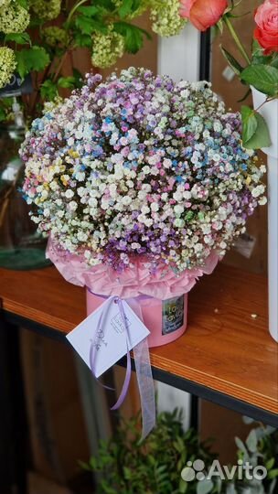 Букет из гипсофилы