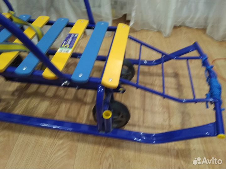 Санки Ника 5 Универсал с выдвижными колёсами. сост