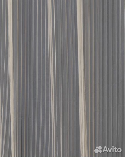 Тюль Плиссе бежевый