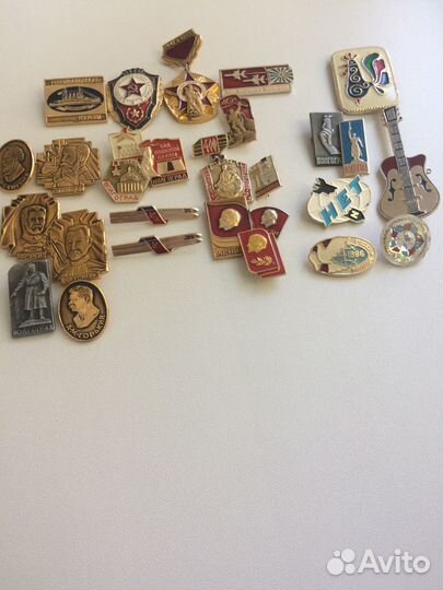 Значки ссср-разные