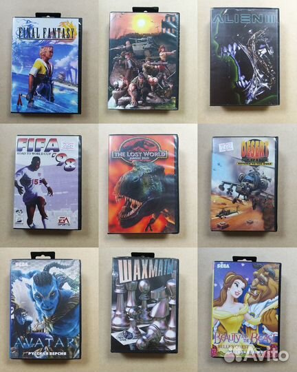 Картриджи sega сега игры