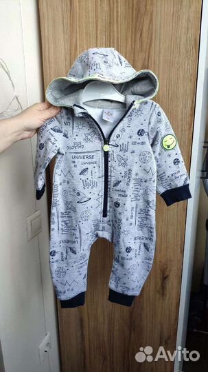 Флисовый комбинезон 68 Новый