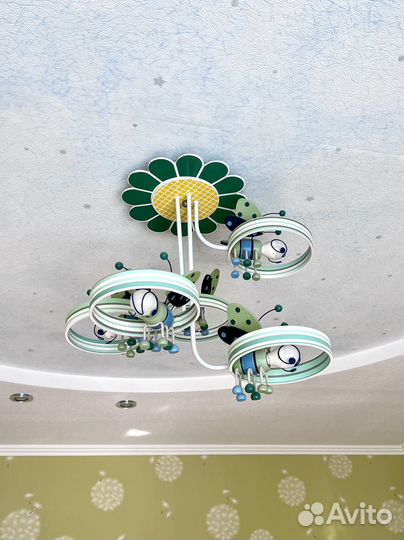 Светильник потолочный подвесной бу