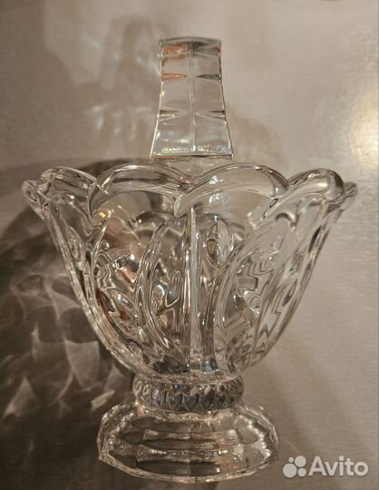 Конфетница-фруктовница на ножке Bohemia