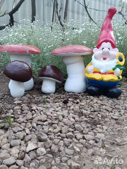 Садовые фигуры из бетона