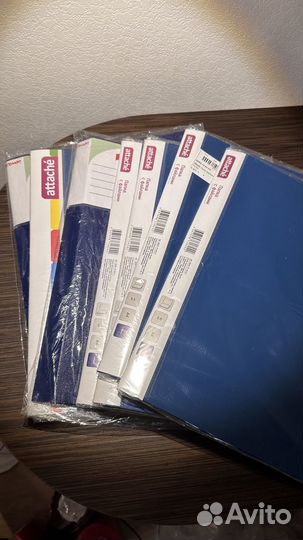 Набор бумага, файлы, папки