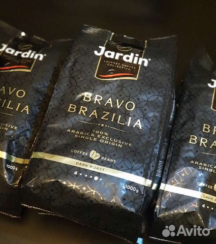 Кофе в зернах Jardin Bravo Brazilia, 1 кг купить в Санкт-Петербурге ...