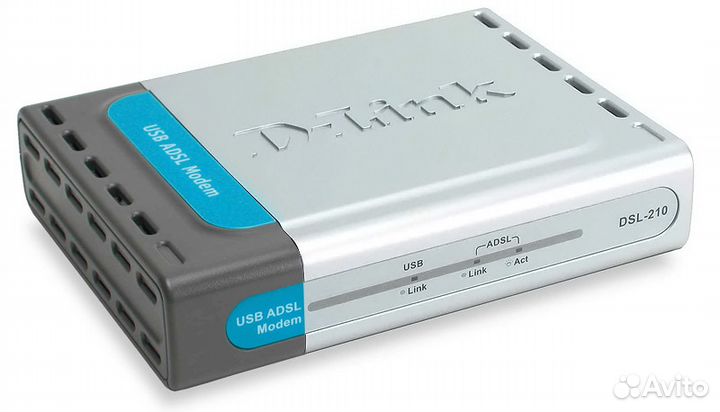 Adsl модем D-Link DSL-200 с USB и сплиттером