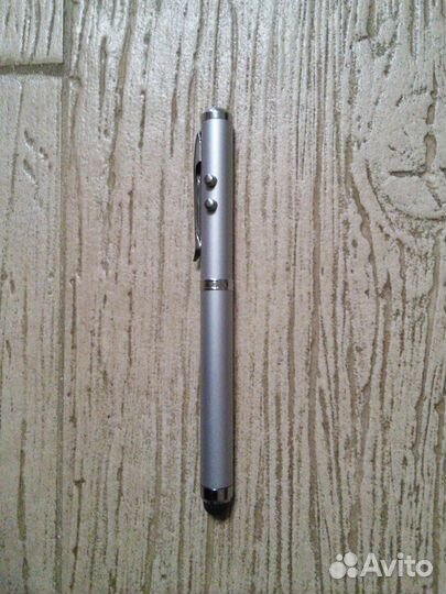 Ручка указка с лазером и фонариком