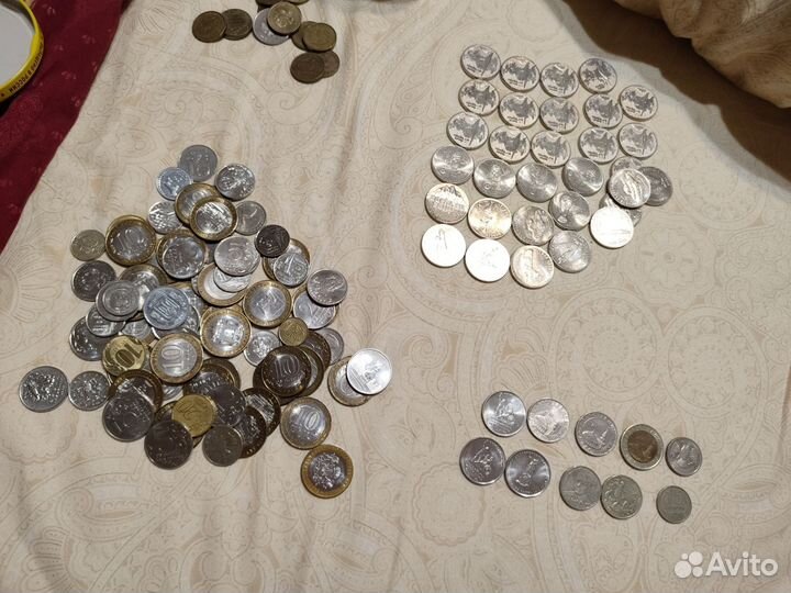 Монеты разные