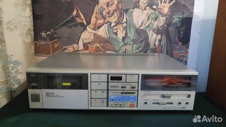 Кассетная дека Denon DR М3. 3 головы. Видео работы