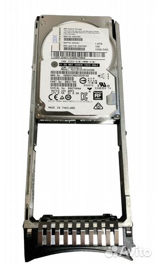 Жесткий диск IBM 1.8TB 00RX921 00RY094 00WY966 SAS